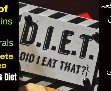 list of vitamins and minerals and their functions in urdu hindi complete video