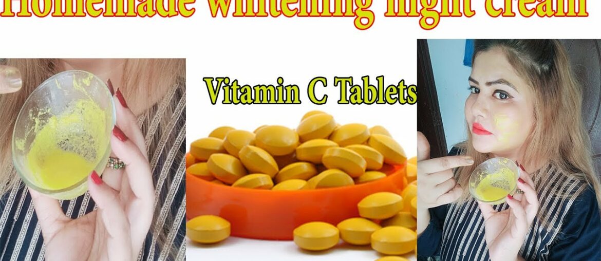 Homemade whitening night cream|hindi|urdu|beautytipsbyharam