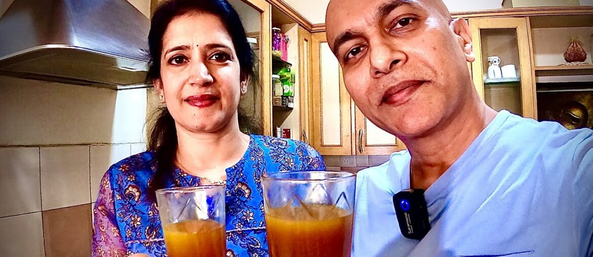 How To Make AYURVEDIC FRESH TURMERIC IMMUNITY BOOSTER At Home | MANJAL KASHAYAM