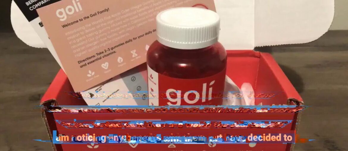 Review: World's First Apple Cider Vinegar Gummy Vitamins by Goli Nutrition - Immunity, Detox &...