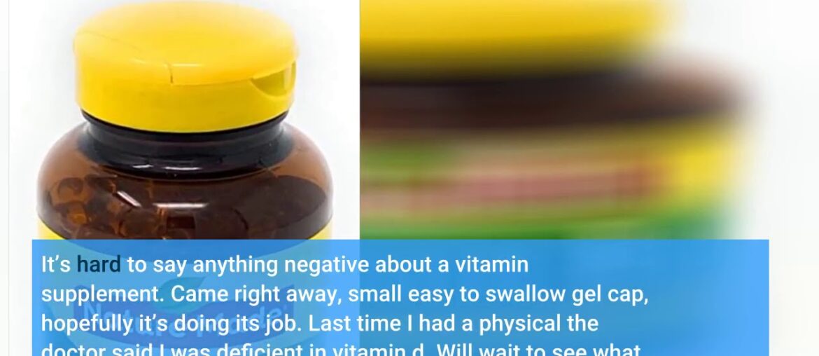 Review: Nature Made Vitamin D3 1000 IU, Mega Size, 650-Count Softgels