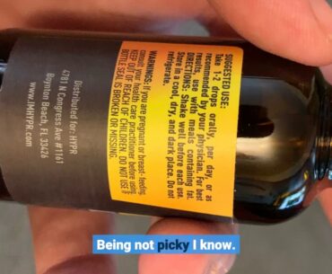 Review: HYPR D3K2 Vitamin D3 + K2 (MK-7) Liquid Drops with MCT Oil, Helps Support Strong Bones...