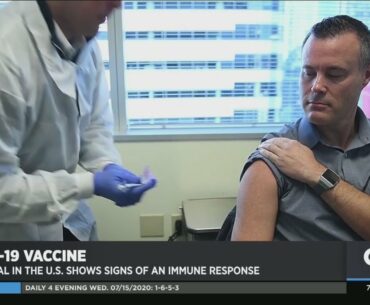Covid-19 Vaccine: First Trial In The U.S. Shows Signs Of An Immune Response