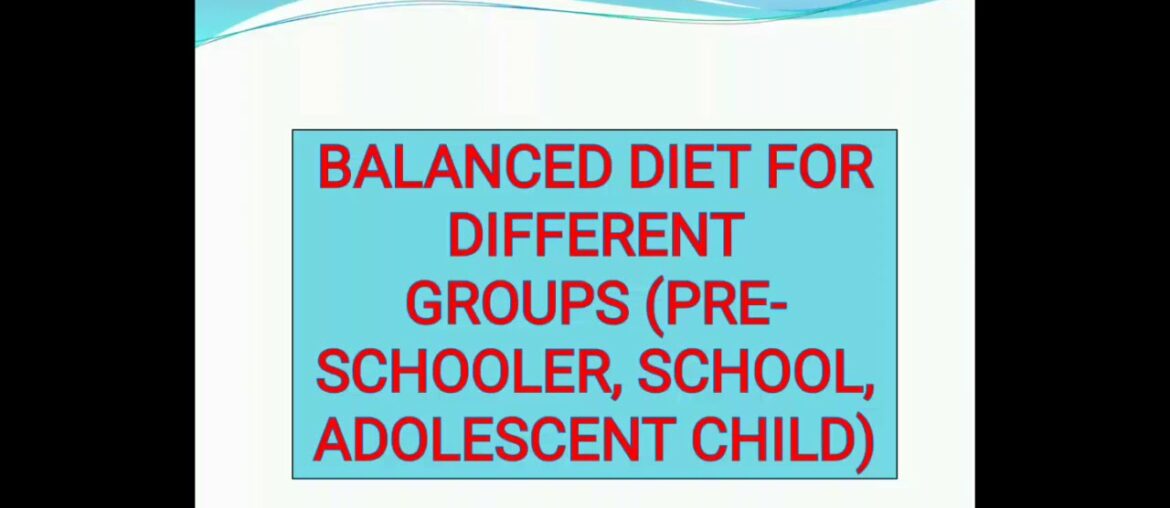 NUTRITION (BALANCE DIET FOR DIFFERENT CATEGORIES PART-2)BY MS. PRATIMA (BILASA INSTITUTE OF NURSING)