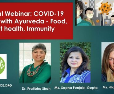 Global Webinar  COVID 19 Ready with Ayurveda   Food, Gut health, Immunity