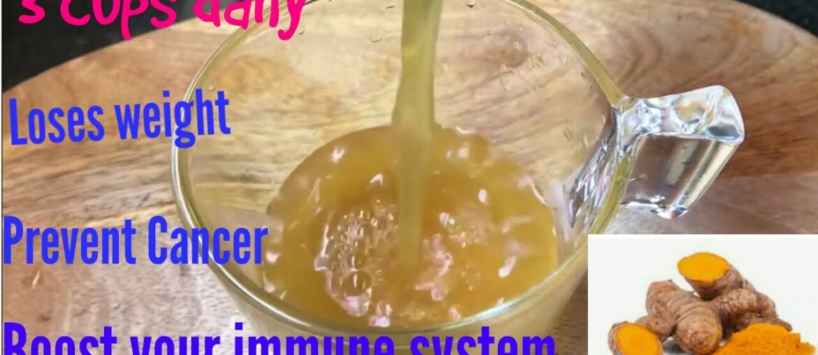 Boosts your immune system in COVID 19 days....| Turmeric tea recipe | Immune booster drink at home