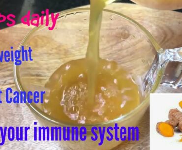 Boosts your immune system in COVID 19 days....| Turmeric tea recipe | Immune booster drink at home