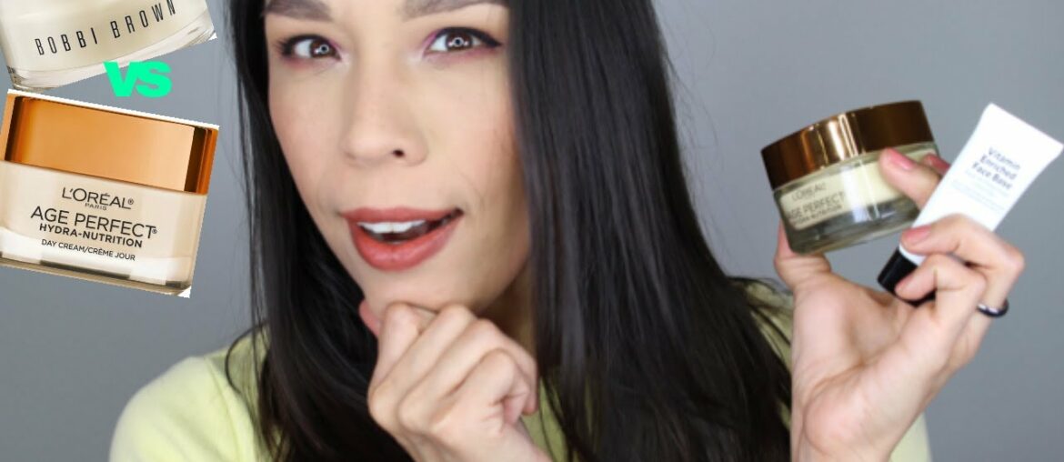 Bobbi Brown Vitamin Enriched Face Base Priming Moisturizer vs Loreal Age Perfect Hydra Nutrition