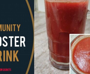 Coronavirus: Immunity Boosting Tasty Drink Recipe  BY FOOD KITCHEN SECRETS