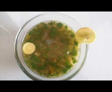 Immunity Booster - Full of Vitamin C - Lemon Coriander Soup. Healthy, Tasty and Easy to make