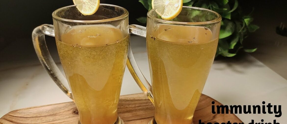 immunity bosster drink recipe for corona virus/Riyarr rannaghar.