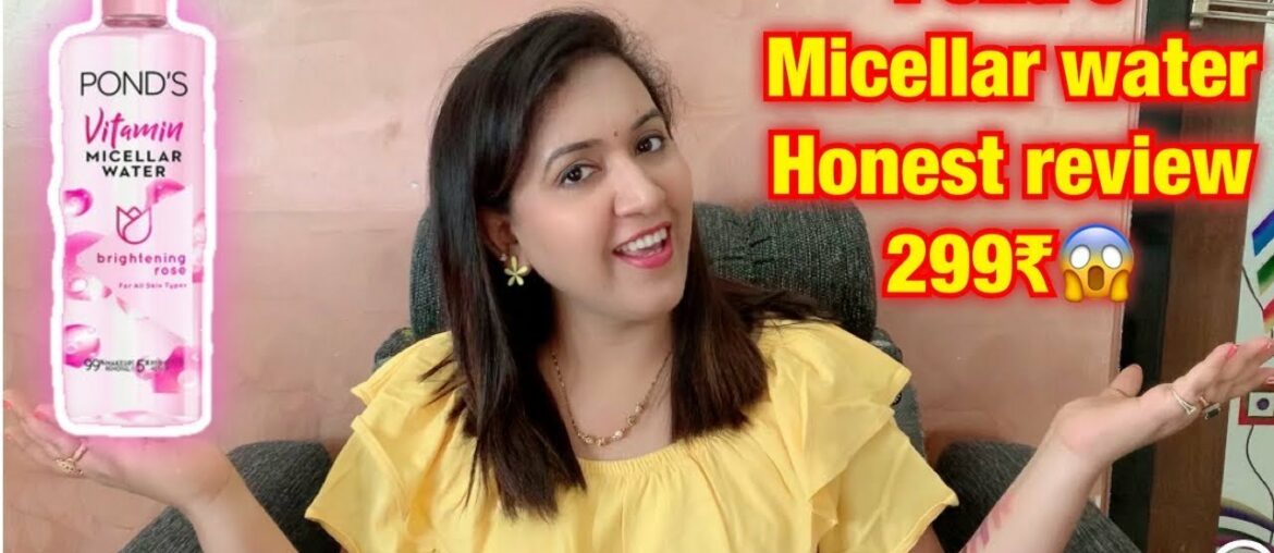 new PONDS VITAMIN'S micellar water brightening rose Review in telugu | uma reddy's vlog