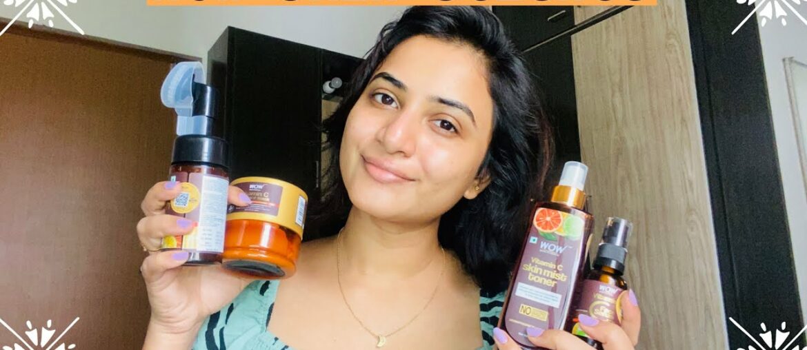 Wow Skin Science - Vitamin C skin care range of products genuine review #JananiAshokkumar