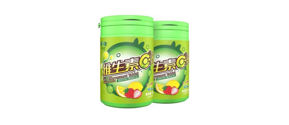 High Strength Vitamin C 60 Effervescent Tablets Support Immune Function Reduce Severity Skin Healt