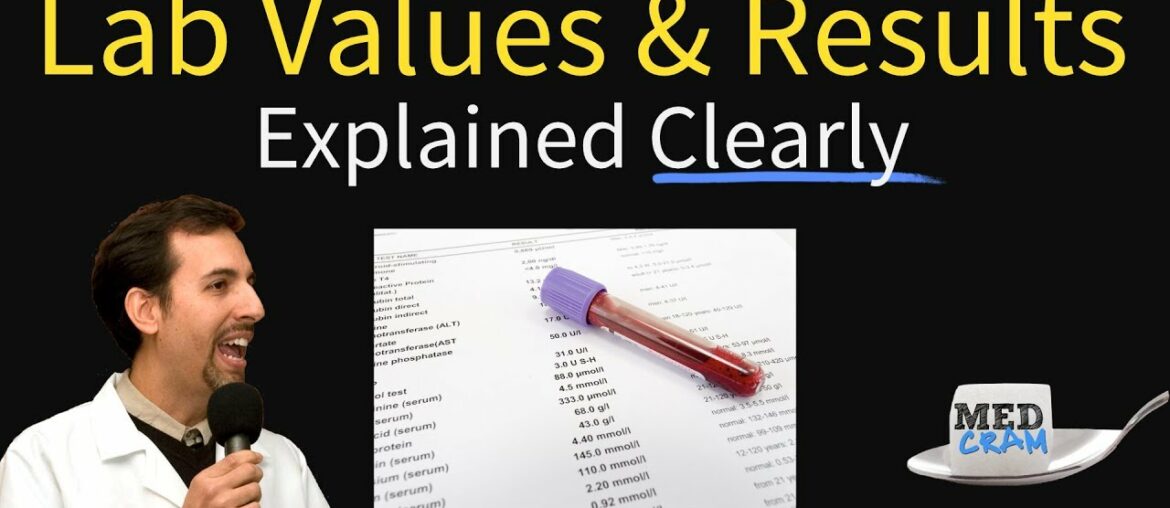 Lab Results, Values, and Interpretation (CBC, BMP, CMP, LFT)