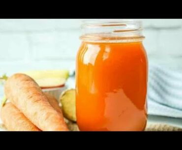 Carrot ginger juice | immune boost drink ||weight loss in 10 days
