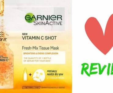 Garnier vitamin c mask | REVIEW