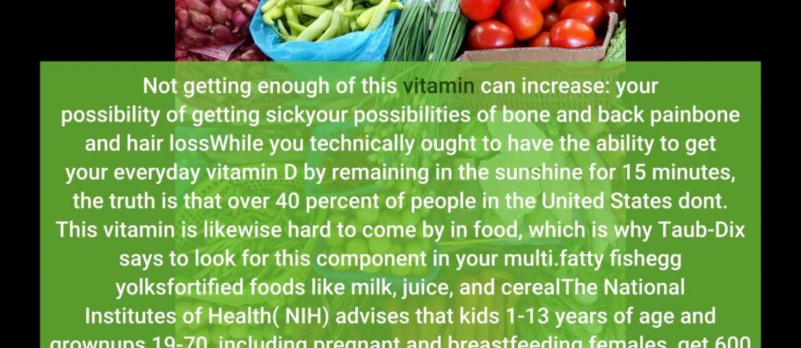 Do I Really Need a Supplement? How to Take Vitamins Safely - Questions