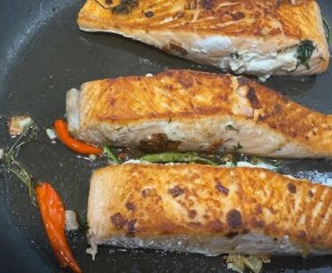 Pan Cooked Lemon Salmon