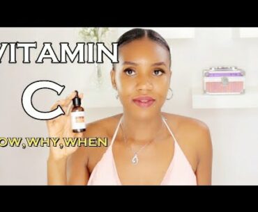 VITAMIN C for brighter skin why,how and when you should use it serum benefits-isolabiancasgirlytalk