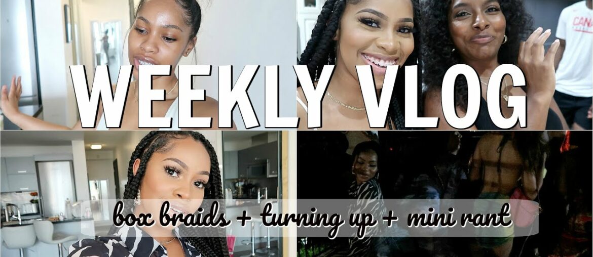 A LIT WEEKLY VLOG | GETTING KNOTLESS BRAIDS + CANADA DAY + ADDRESSING HATE COMMENTS