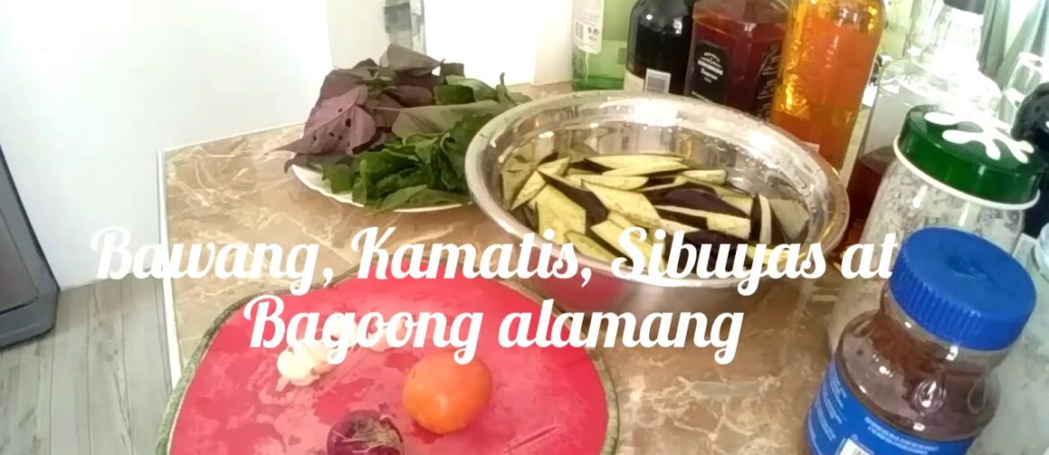 Vitamin c kontra covid19 (Ginisang talbos at talong).