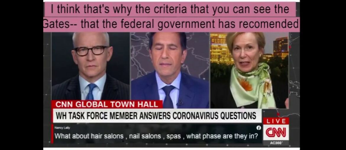 #SayNoToBillGates Deborah Birx accidentally said Bill Gates is the boss, in CNN with Cooper&Gupta