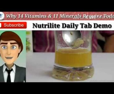 Why you need Nutrilite Daily (13 vitamins and 11 minerals)  in Regular diet