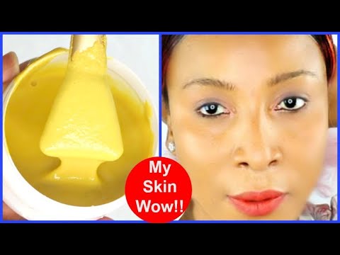 DIY SKIN BRIGHTENING ANTI - AGING FACIAL MASK | REDUCE WRINKLES, UNEVEN SKIN TONE, + LIFT AND FIRM