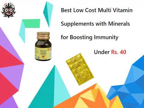 Best Low Cost Multi Vitamin Supplements with Minerals for Boosting Immunity | Under Rs. 40 | Sriansh