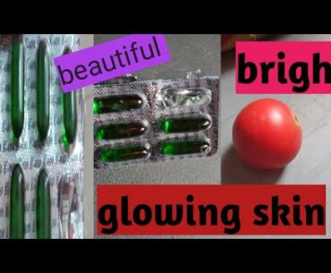 Vitamin E oil skin treatment light White bright skin remove acne glowing skin