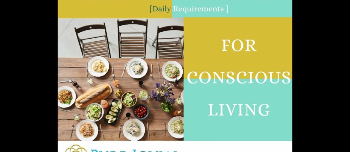 Daily Nutrition Requirements (General Wellness for Conscious Beings)