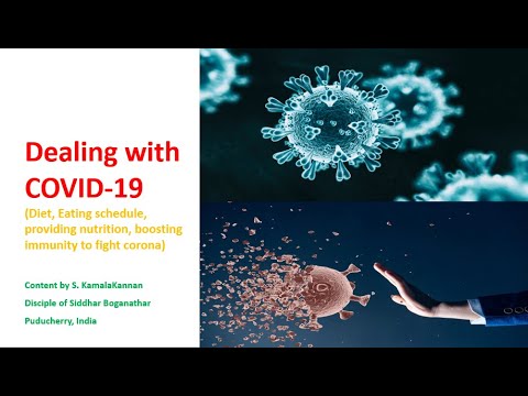 Dealing with Covid-19 Diet, Eating schedule, providing nutrition, boosting immunity to fight corona