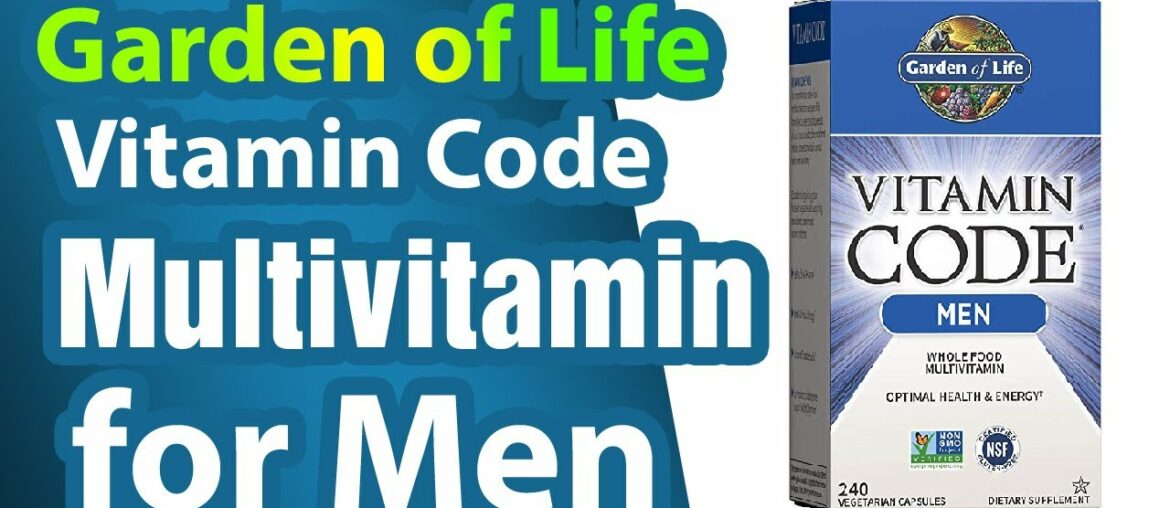 Garden of Life Vitamin Code Multivitamin for Men, Whole Food Mens Vitamins for Healthy Str