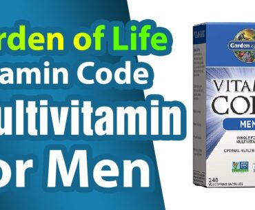 Garden of Life Vitamin Code Multivitamin for Men, Whole Food Mens Vitamins for Healthy Str