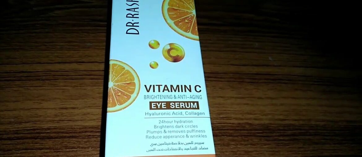 Dr rashel vitamin c eye serum review