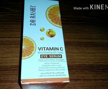 Dr rashel vitamin c eye serum review