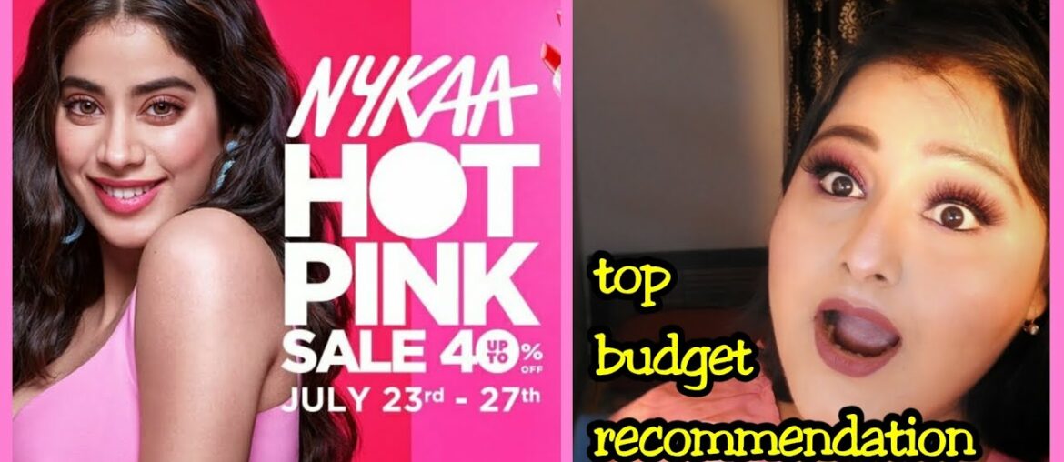 NYKAA HOT PINK SALE || TOP RECOMMENDATIONS || skincare & Makeup || budget buy || MylyfMyrulzzz