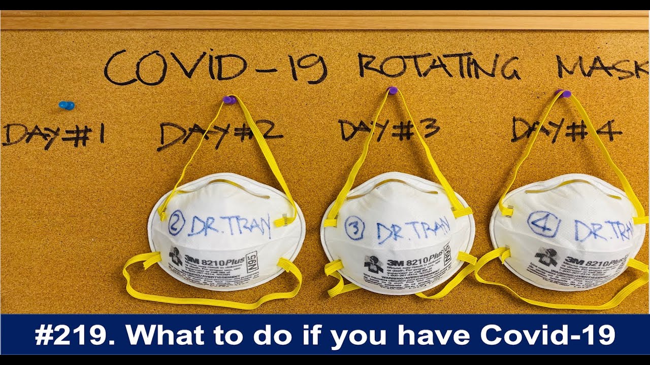 #219. What to do if you have (or suspecting to have) Covid-19?
