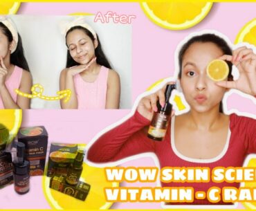 WOW SKINSCIENCE VITAMIN C RANGE HONEST REVIEW |Facewash|FaceMask|SkinToner|FaceSerum|FaceMoisturizer