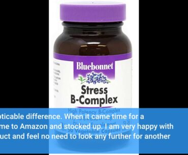 [See Reviews] Bluebonnet Nutrition Stress B Complex Vegetable Capsules, Vitamin B6, B12, Biotin...