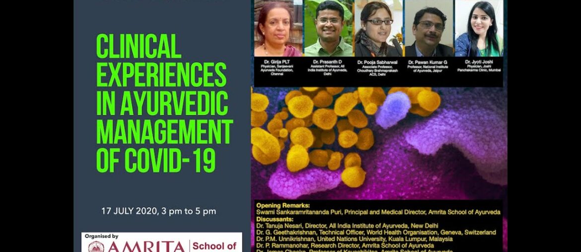 Panel Discussion on Clinical Experience in Ayurvedic Management of COVID-19