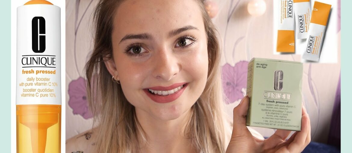 CLINIQUE Fresh Pressed Daily Booster with Pure Vitamin C REVIEW| SimplyKlaud