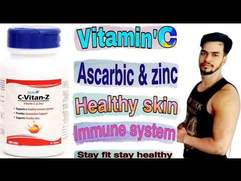 VITAMIN-C (boost immunity) [fight Corona virus?] For glowing skin || Healthvit C-vitan-Z Review ||