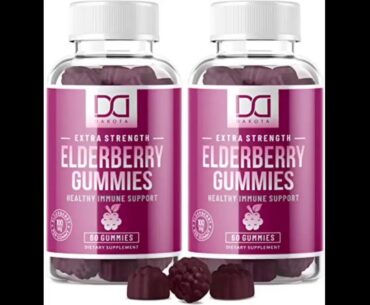 [review] Elderberry Capsules with Zinc & Vitamin C  Women & Men's Daily Herbal Supplement for...