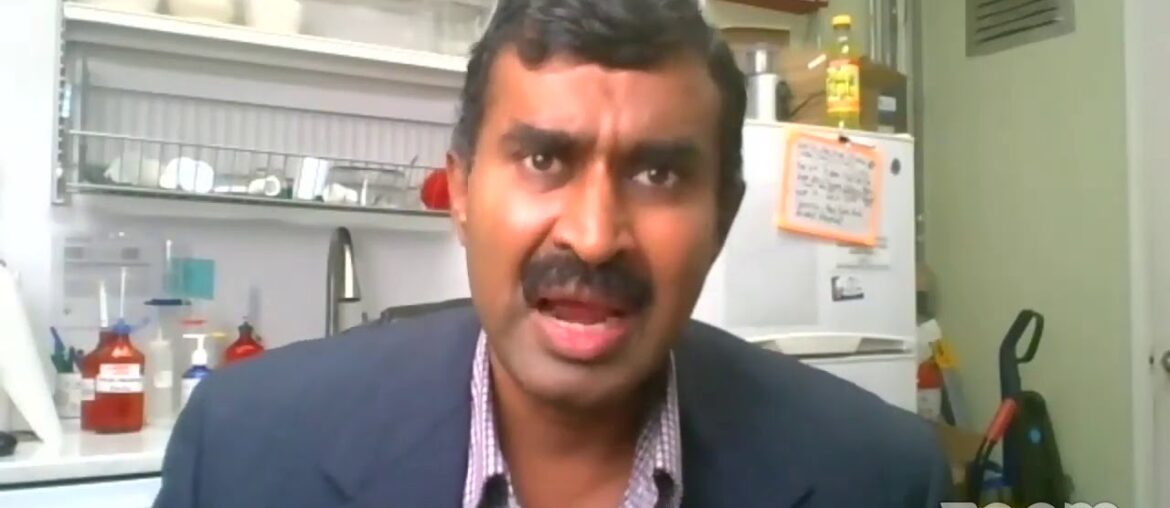 Dr. Bhanu Prasad explaining the importance of Vitamin D3