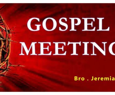 Bethel Prayer House, Shapur Nagar, HYD || Gospel Meeting || 26 -July -20 ||