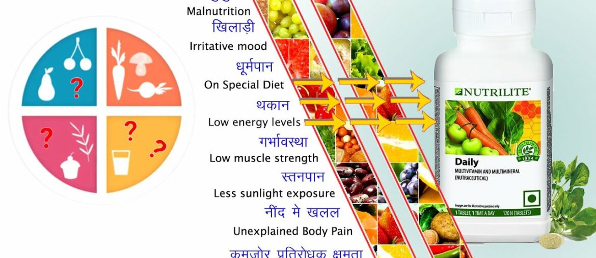 Amway Nutrilite Daily : Multi-vitamin, Multi-mineral Supplement  for Good  Health & Immunity
