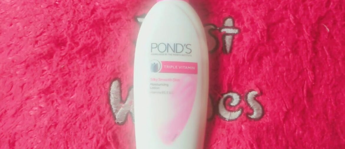 Ponds Triple Vitamin Moistrizing Lotion Review
