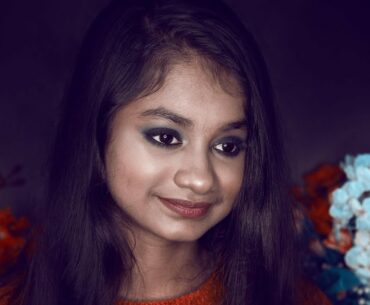 Classy Black Smokey Eyes With Nude Brown Lips| Smokey Eyes| Makeup By Aradhana